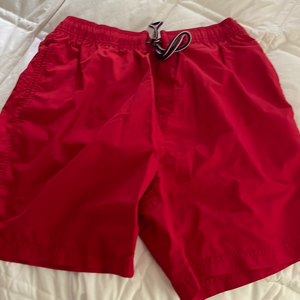 Tommy Hilfiger Red Men's Swim Trunks